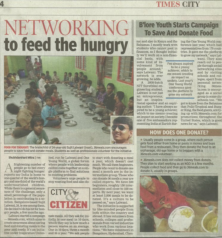Times of India Bangalore